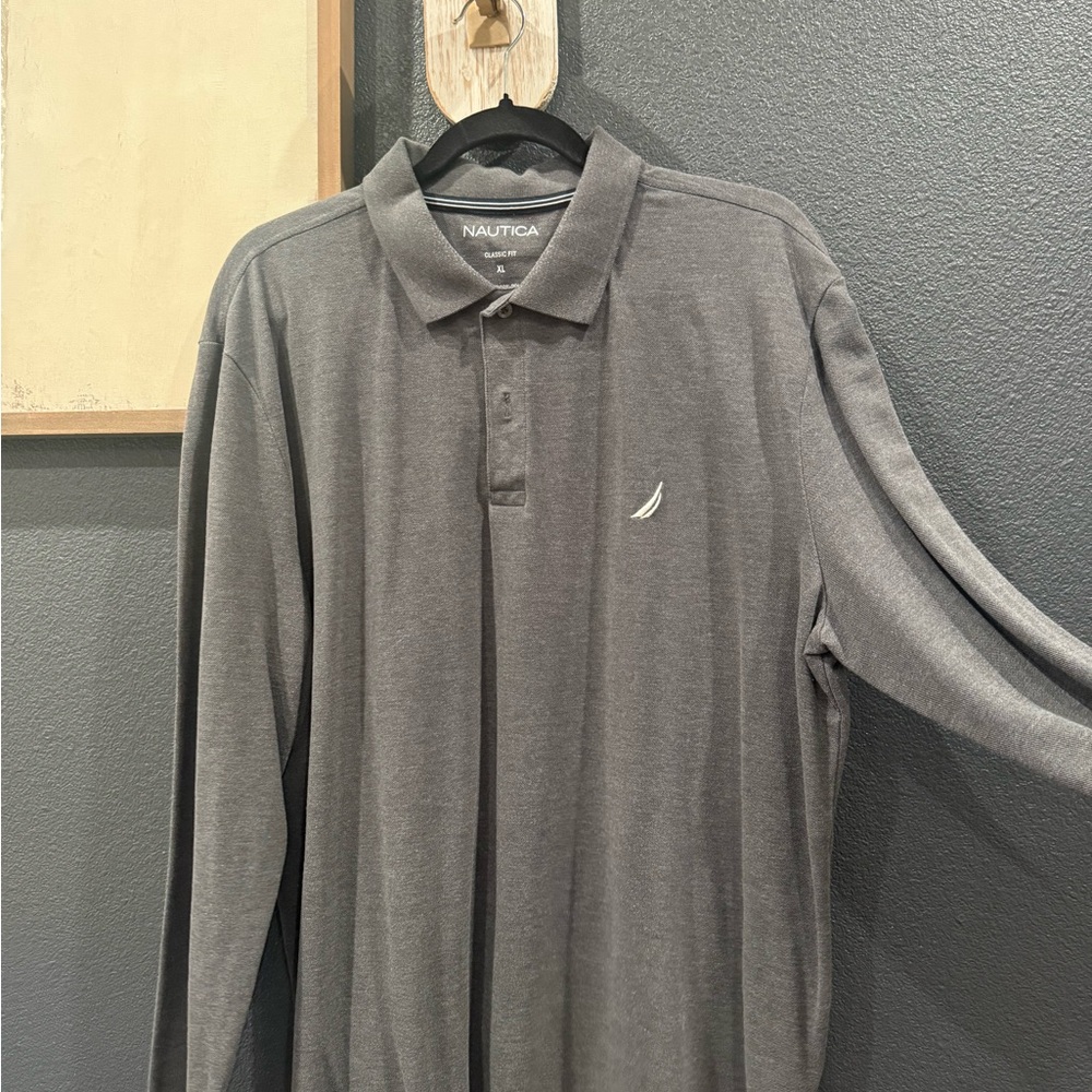 Nautica Charcoal Men's Polo Shirt